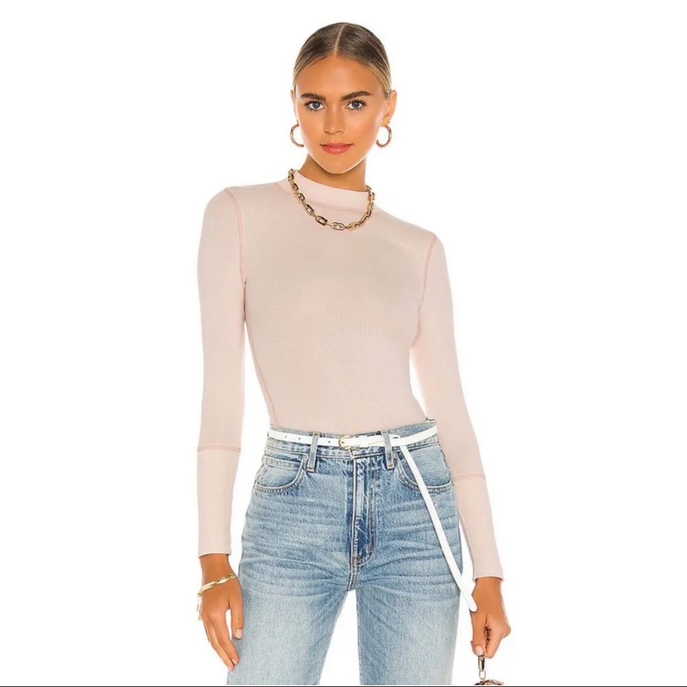 NWOT Free People The Rickie Top in Blush